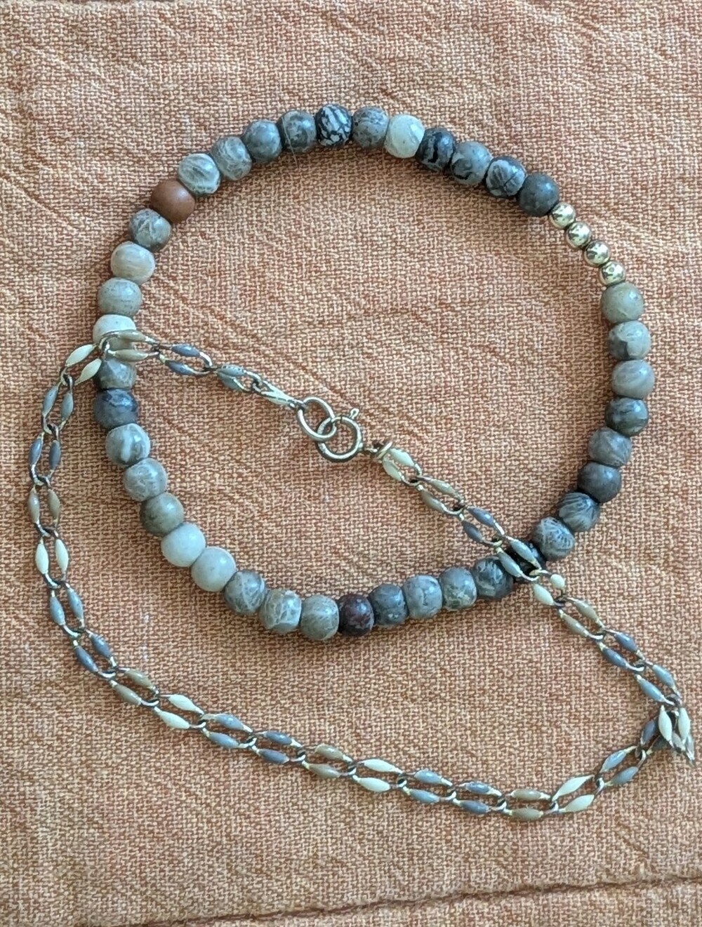 Compassion Rocks Gem Stone & Enamel Chain Bracelets